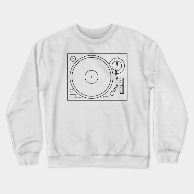 Turntable Crewneck Sweatshirt by soundlab